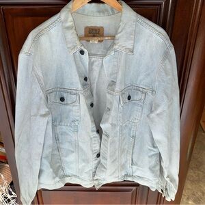 Vintage Gap Denim Trucker Jacket Mens 100% Cotton